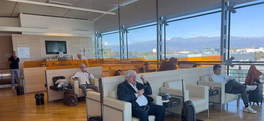 Бизнес зал аэропорт Турин