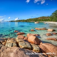 Пляжи острова Праслин