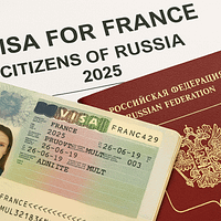Виза во Францию гражданам России 2025