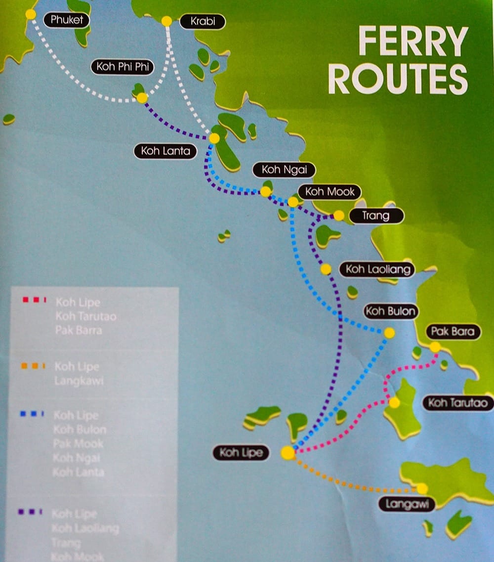 Ко Липе как добраться до острова