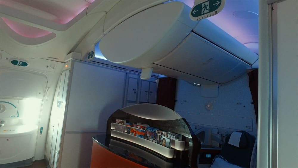 Бизнес класс Boeing 787 Qatar Airways