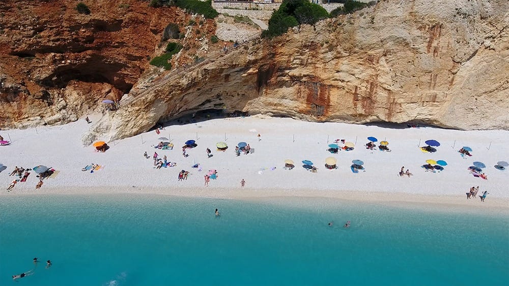 Лефкада лучшие пляжи Порто Кацики и Эгремни