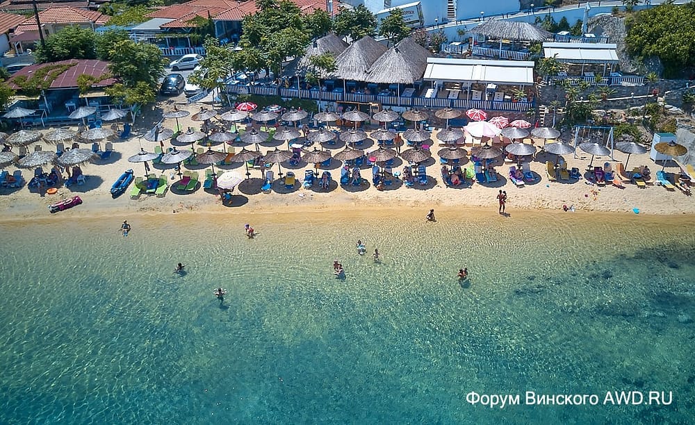 Пляж Скала Сикиас Халкидики