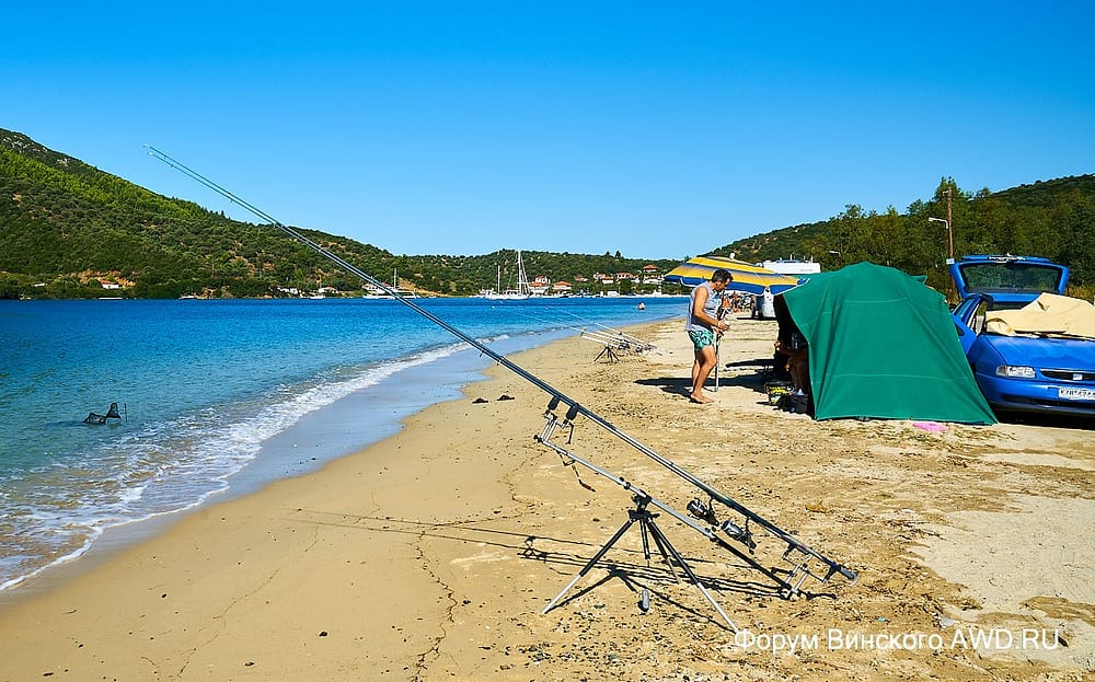 Дикий кемпинг в Порто Куфо Ситония 