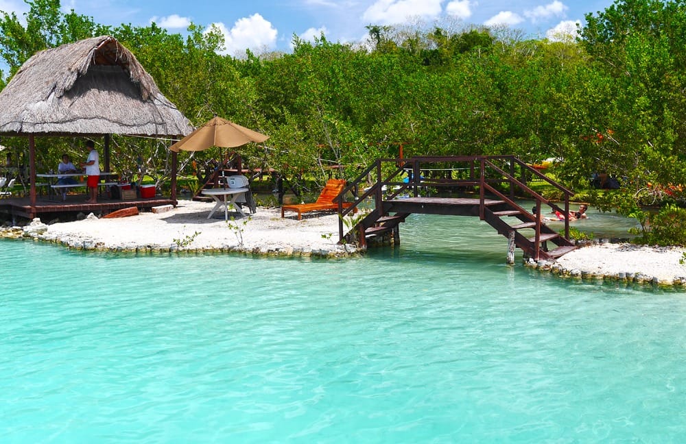 Лагуна Bacalar Мексика