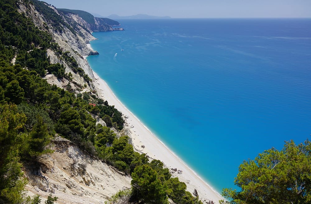 Лефкада лучший пляж Порто Кацики