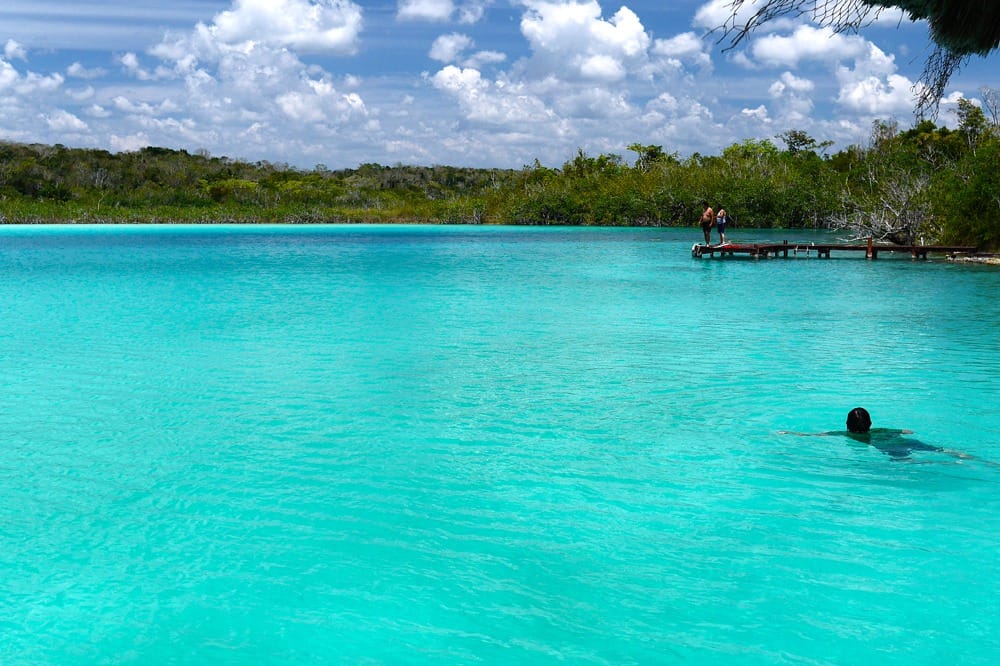 Лагуна Bacalar Мексика