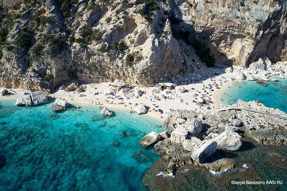Пляж Cala Mariolu Орозеи Сардиния