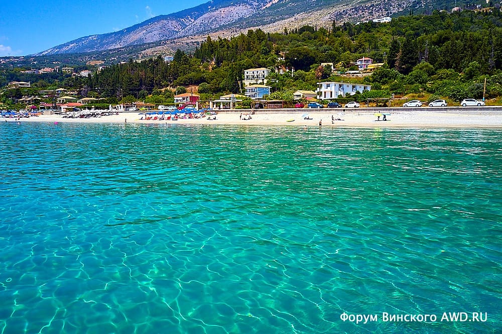 Пляж Лурдес Кефалония