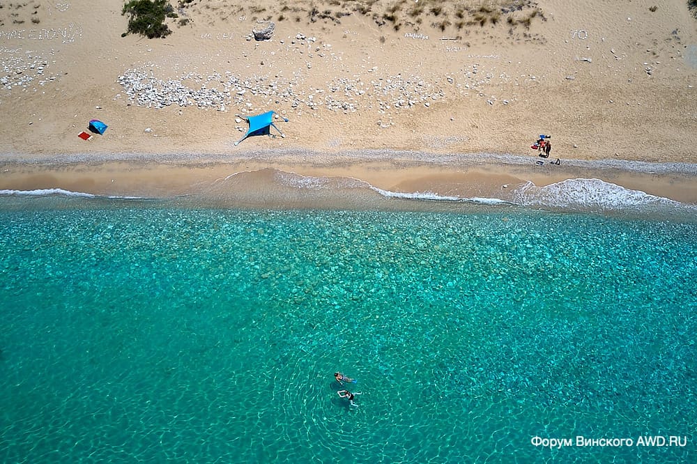 Пляжи на юге Кефалонии