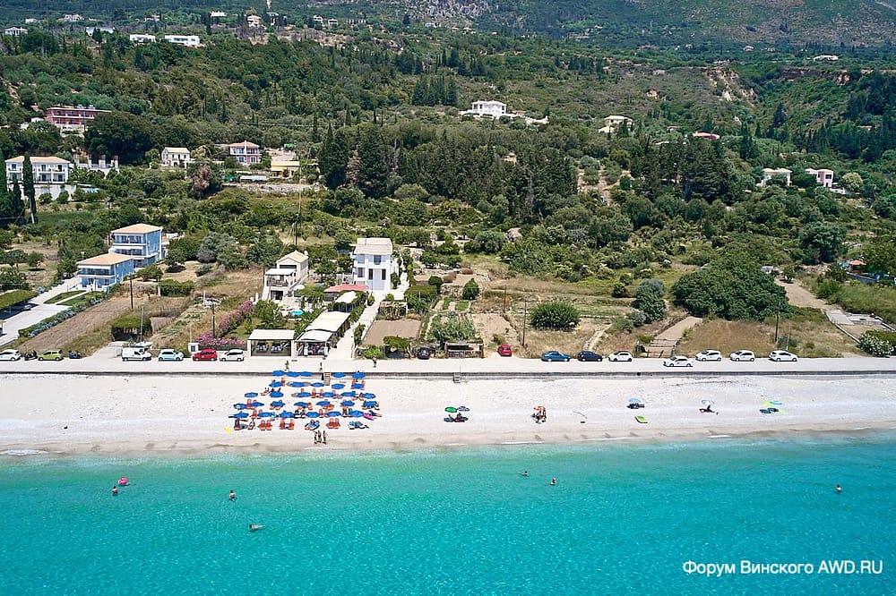 Пляжи на юге Кефалонии