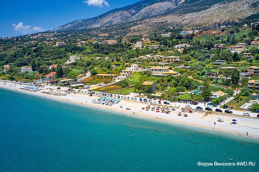 Пляжи Лурдата на юге Кефалонии