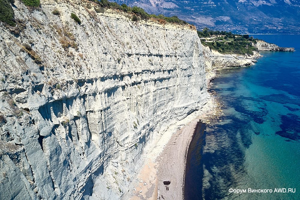 Пляж Пессада юг Кефалонии