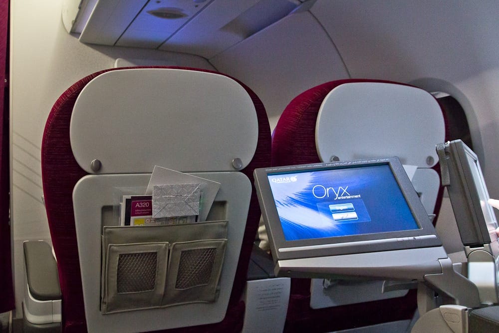Бизнес класс Qatar Airways в А320