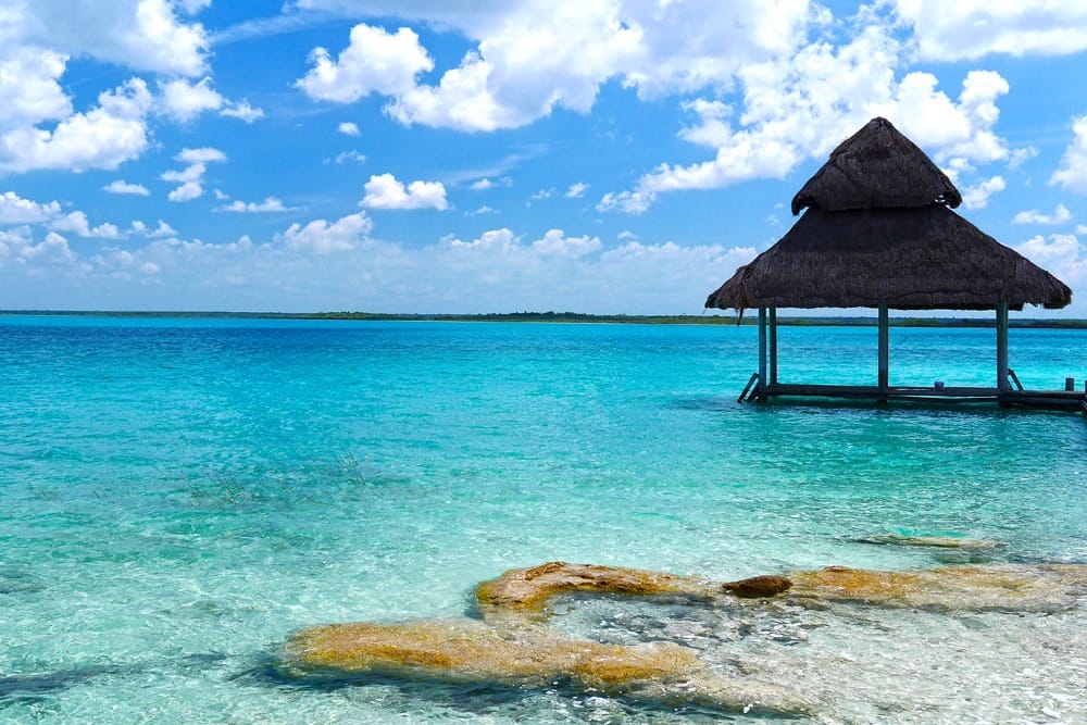 Лагуна Bacalar Мексика