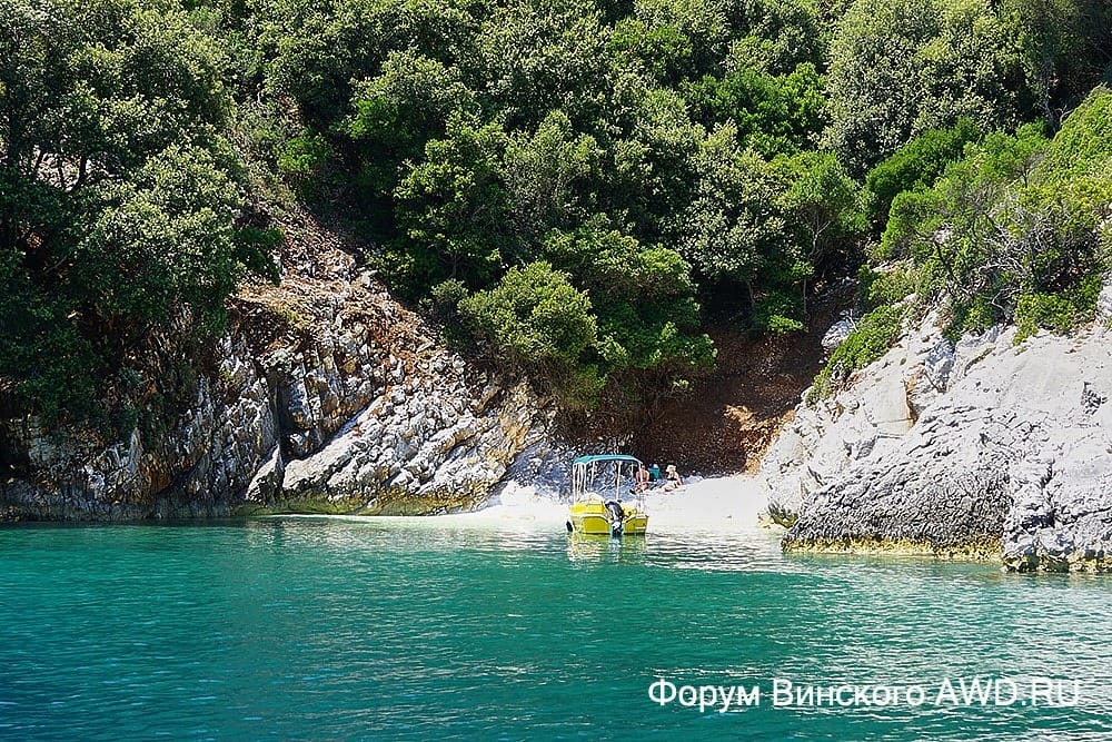 Кефалония пляж Антисамос и Айя Евфимия