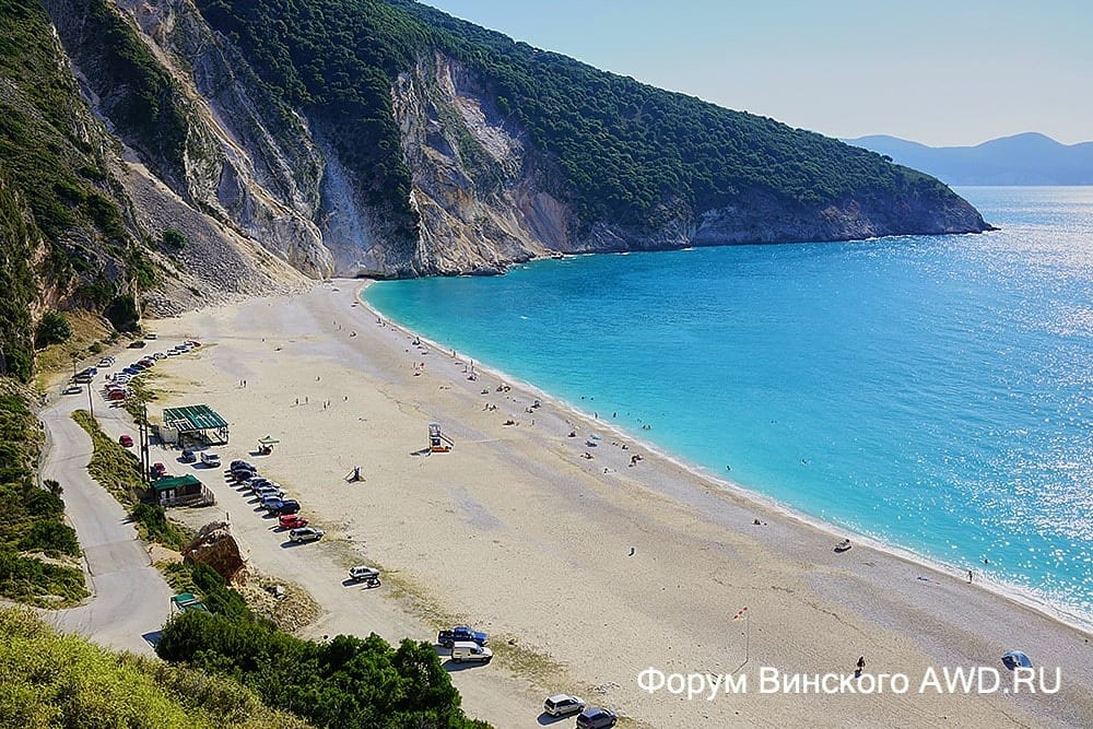 Кефалония пляж Антисамос и Айя Евфимия