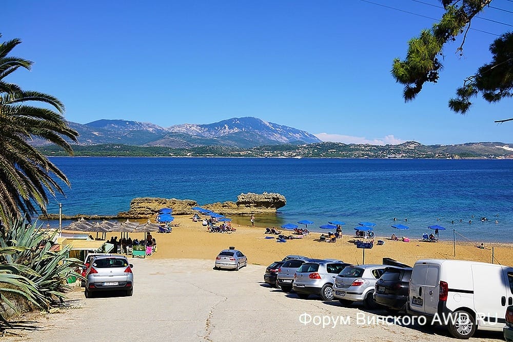 Кефалония пляж Антисамос и Айя Евфимия