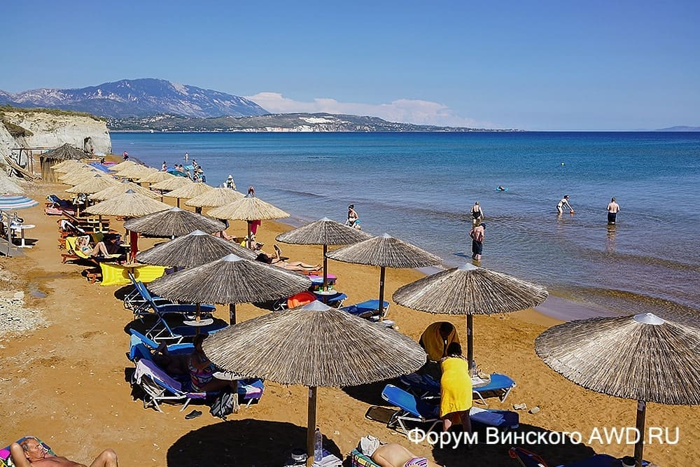 Кефалония пляж Антисамос и Айя Евфимия