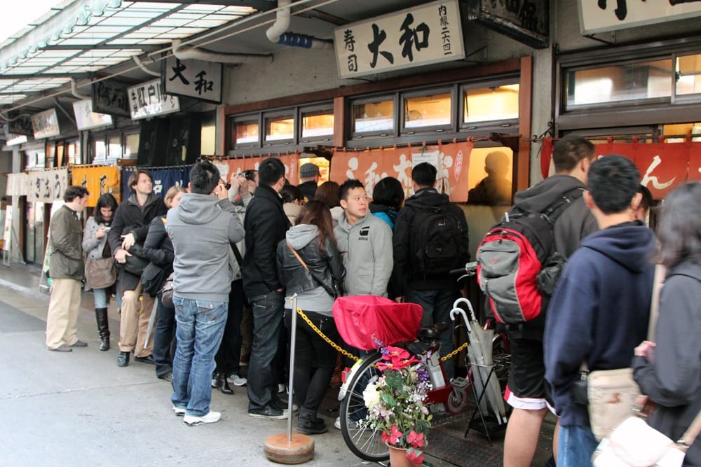 Рыбный рынок в Токио: Tsukiji (Цукидзи)