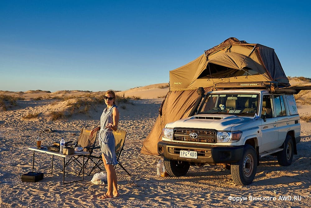 Camping and rest stops in Australia