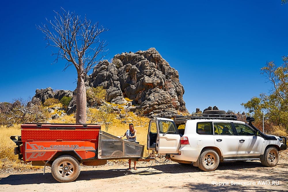 Camping and rest stops in Australia