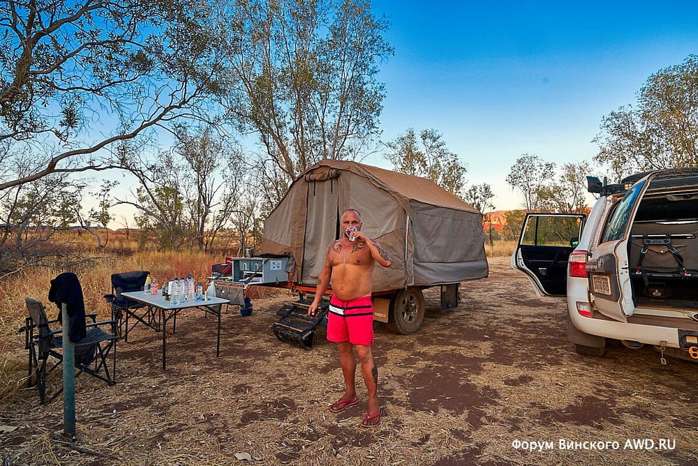 Camping and rest stops in Australia