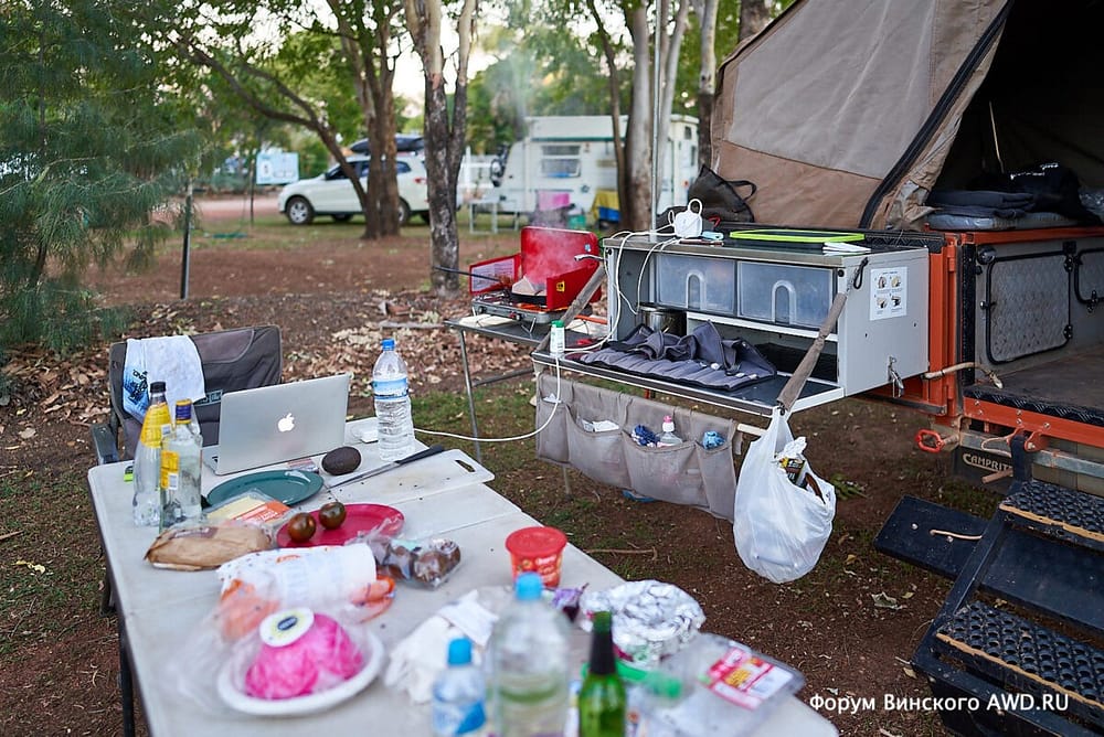 Camping and rest stops in Australia