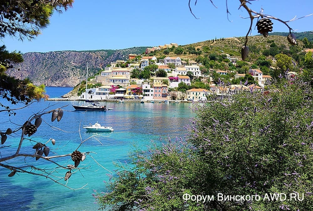 Кефалония пляж Антисамос и Айя Евфимия