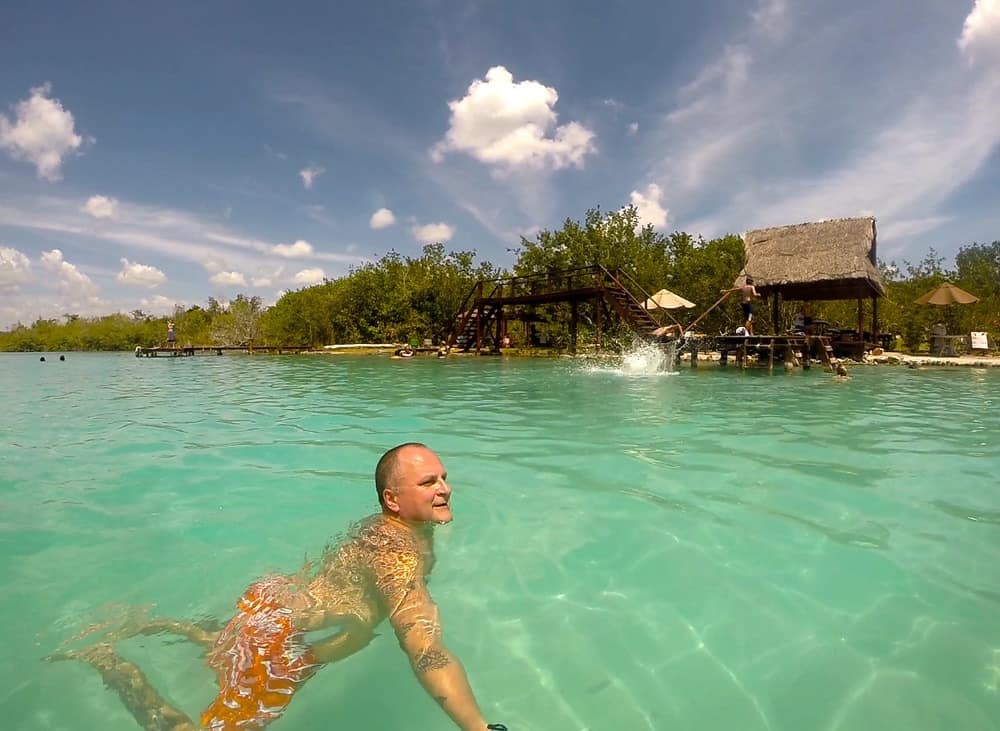 Лагуна Bacalar Мексика