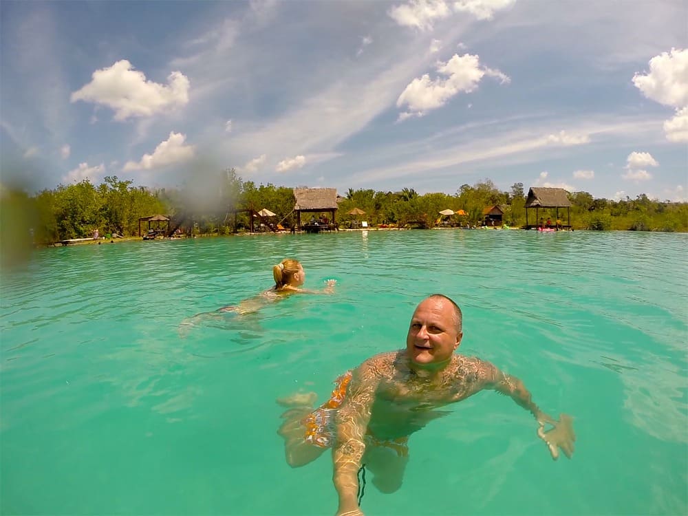 Лагуна Bacalar Мексика