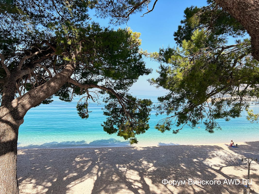 Башка Вода - Брела пляжи в Хорватии