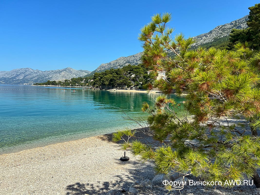 Башка Вода - Брела пляжи в Хорватии