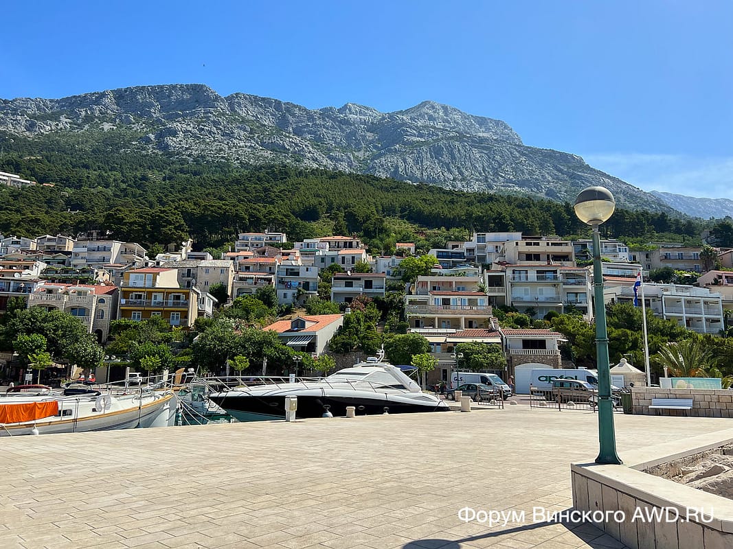 Башка Вода - Брела пляжи в Хорватии
