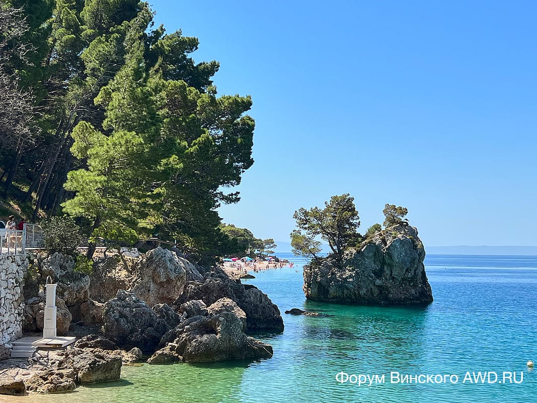 Башка Вода - Брела пляжи в Хорватии