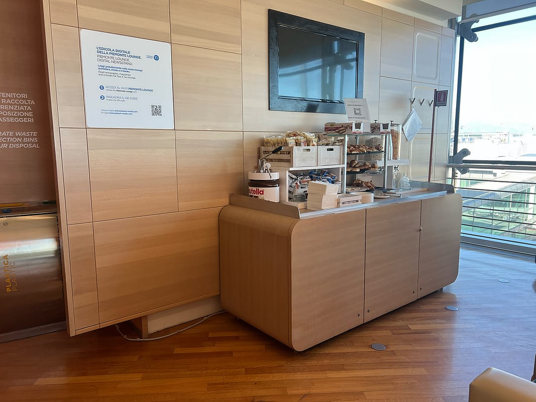 Бизнес-зал в аэропорту Турина