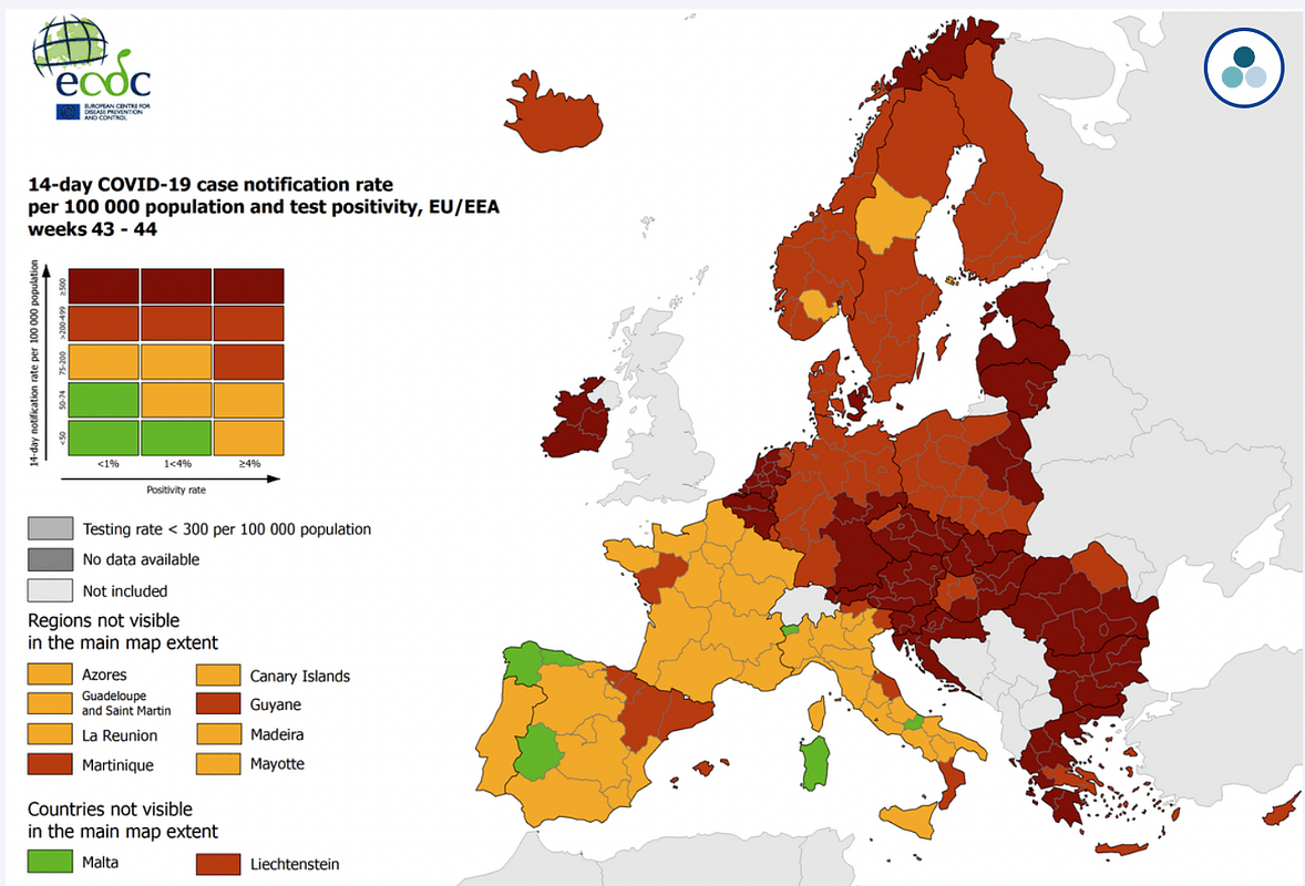 Европа для не вакцинированных граждан