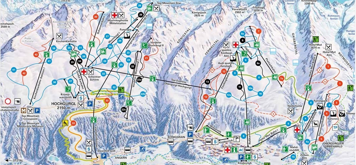 Горные лыжи в Австрии. Январь 2018