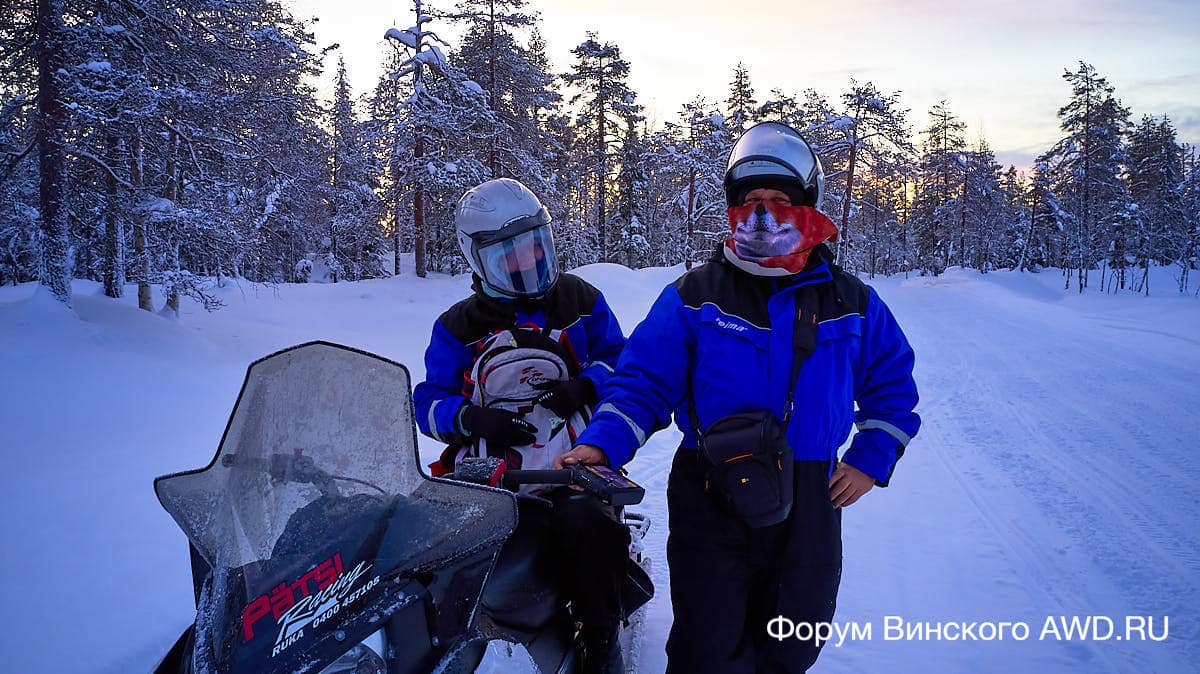 Аренда снегохода в Финляндии