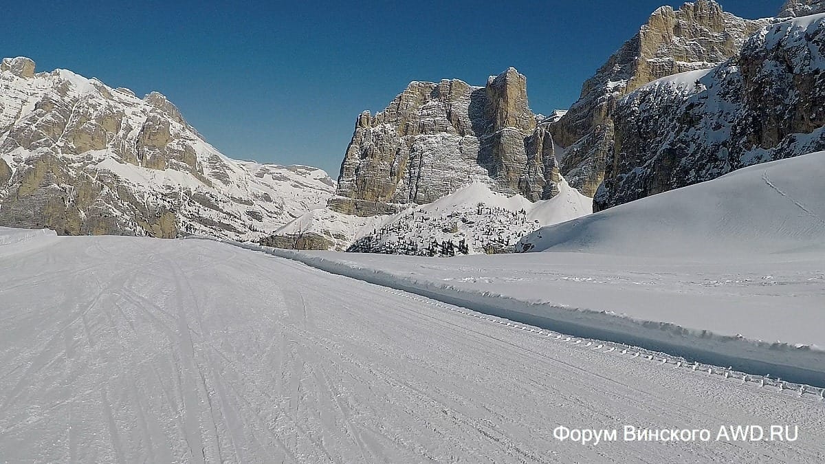 Alta Badia горные лыжи в марте