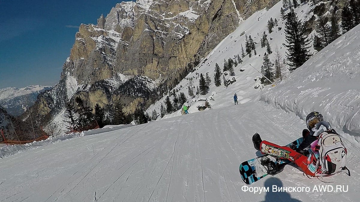 Alta Badia горные лыжи в марте