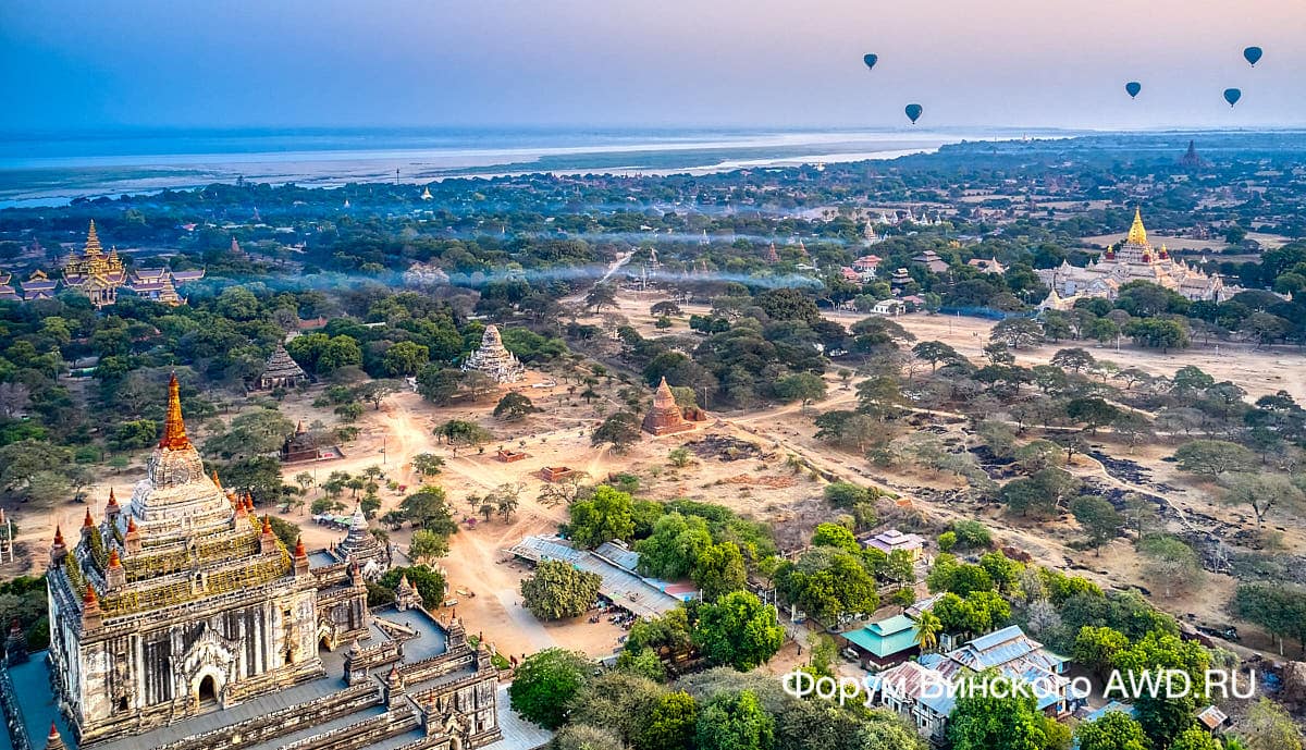 Баган рассветы