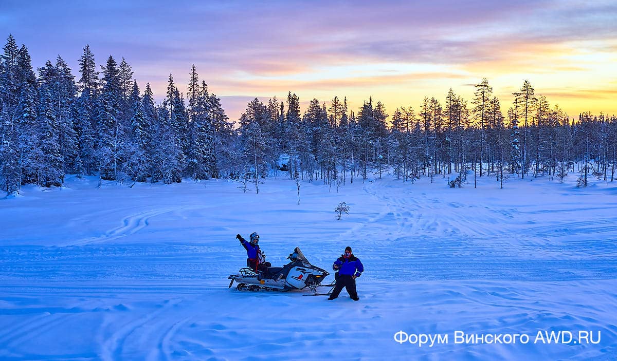 Прокат снегоходов в Финляндии