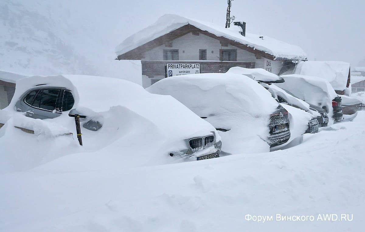 Горные лыжи в Австрии. Январь 2018