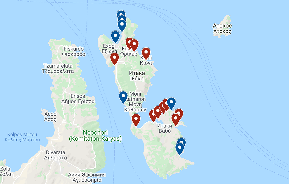 Пляжи Итака