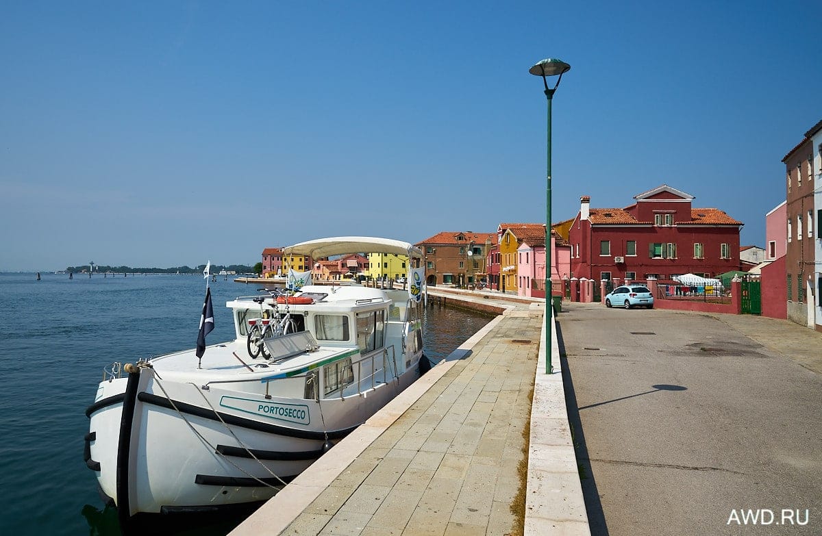 Марины и стоянки в лагуне Венеции