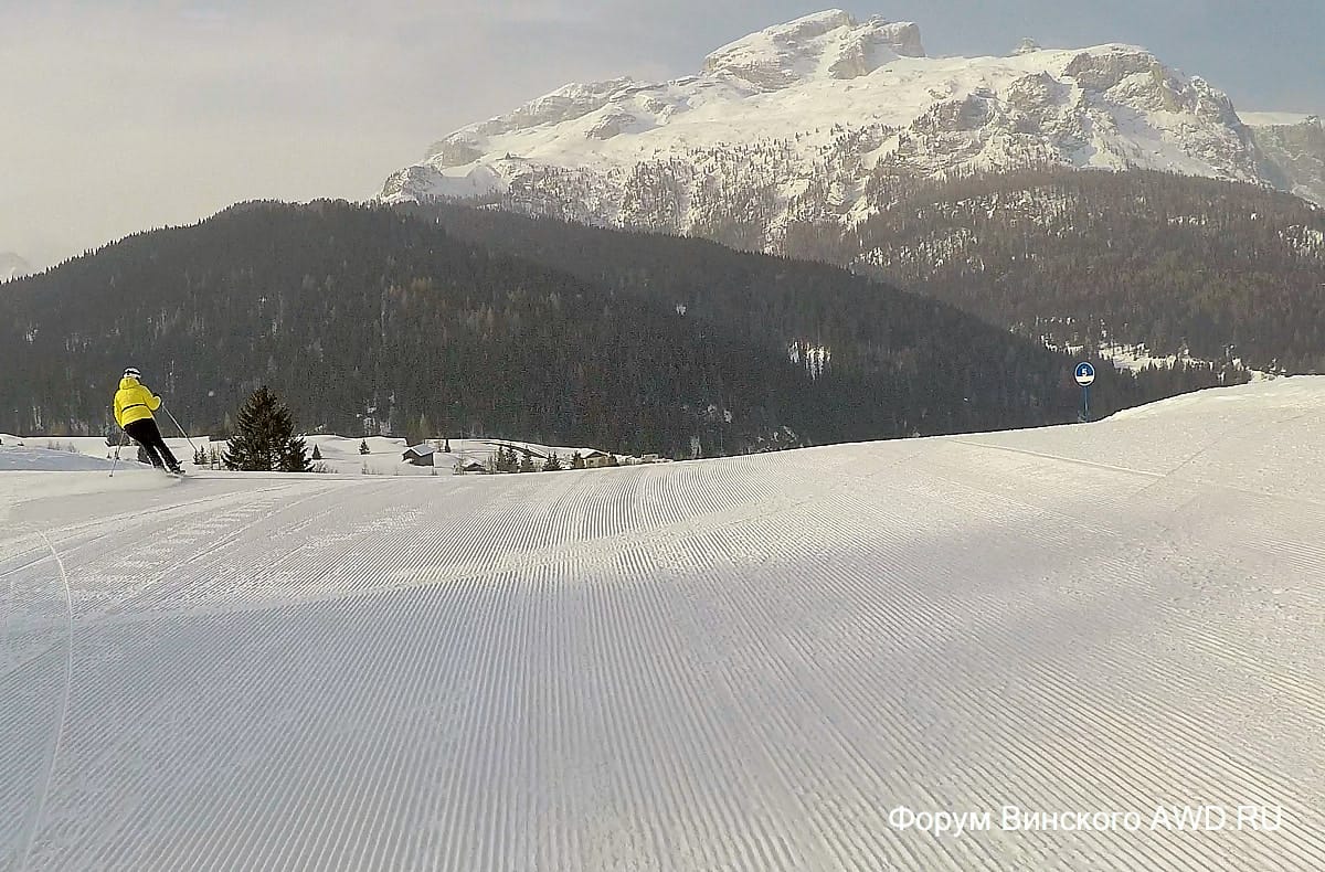 Alta Badia горные лыжи в марте