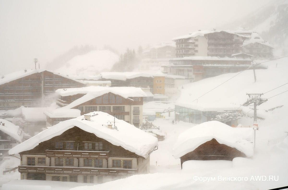 Горные лыжи в Австрии. Январь 2018