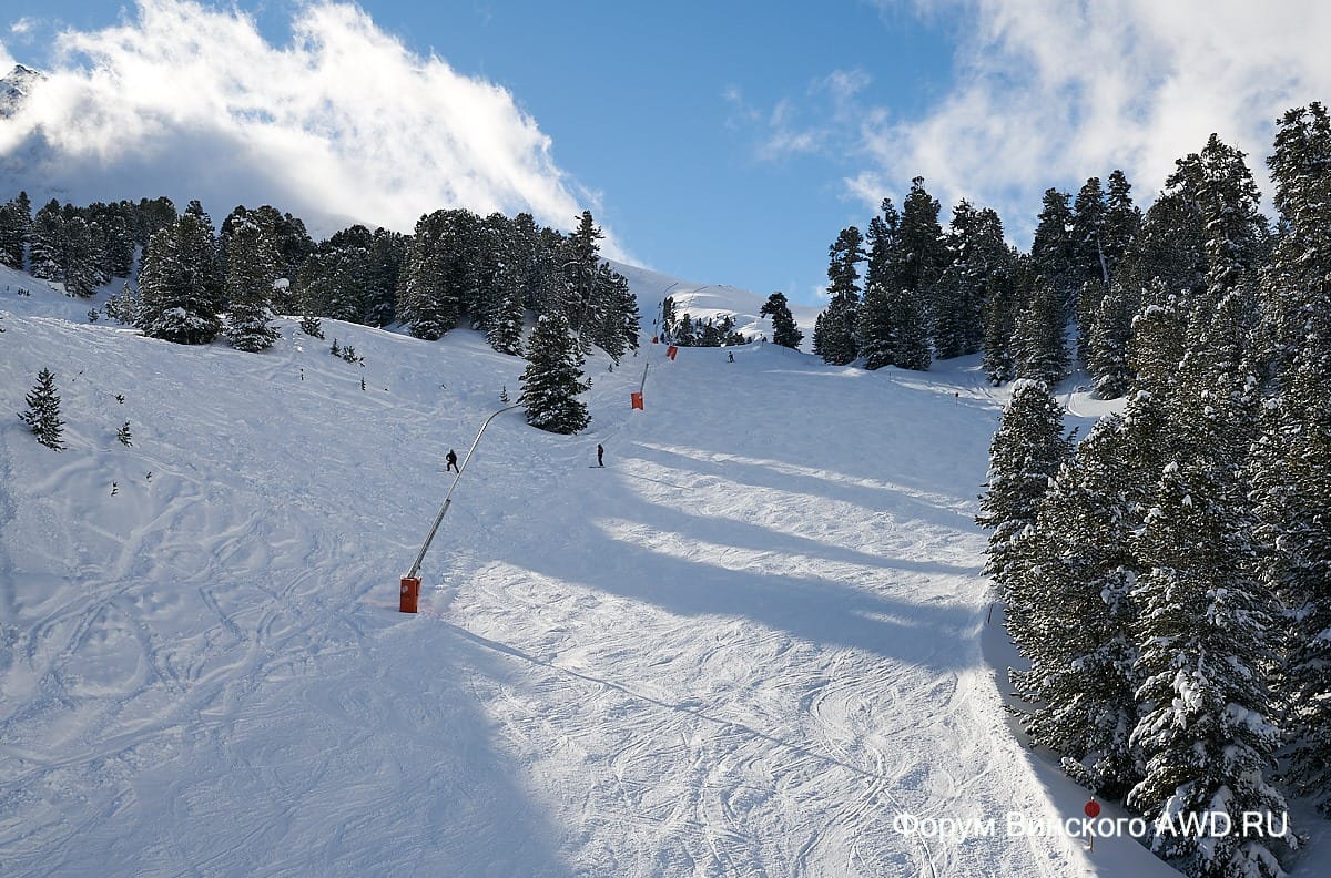 Горные лыжи в Австрии. Январь 2018