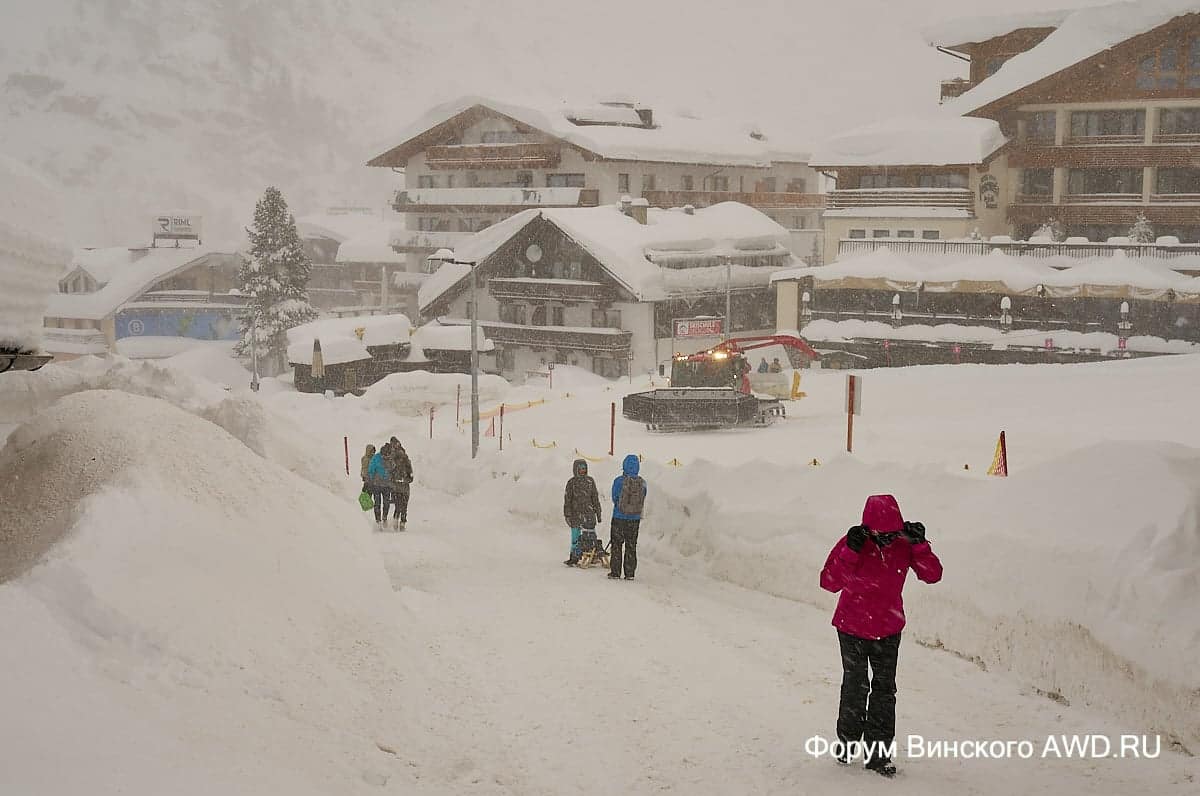 Горные лыжи в Австрии. Январь 2018